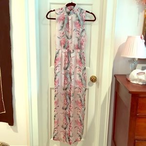 Zaful floral jumpsuit